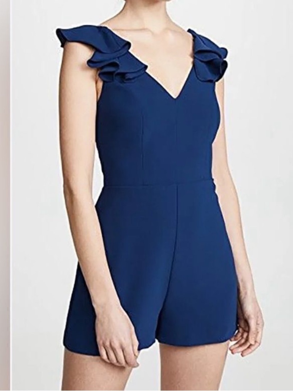 Amanda Uprichard NEW Gimlet Romper in Emerson Blue